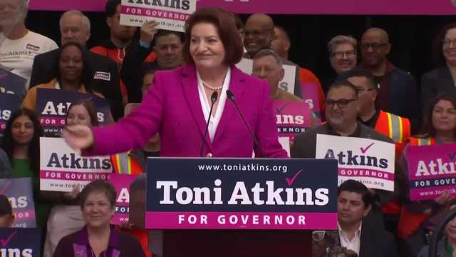 Toni Atkins launches campaign for California governor - Vimarsana News