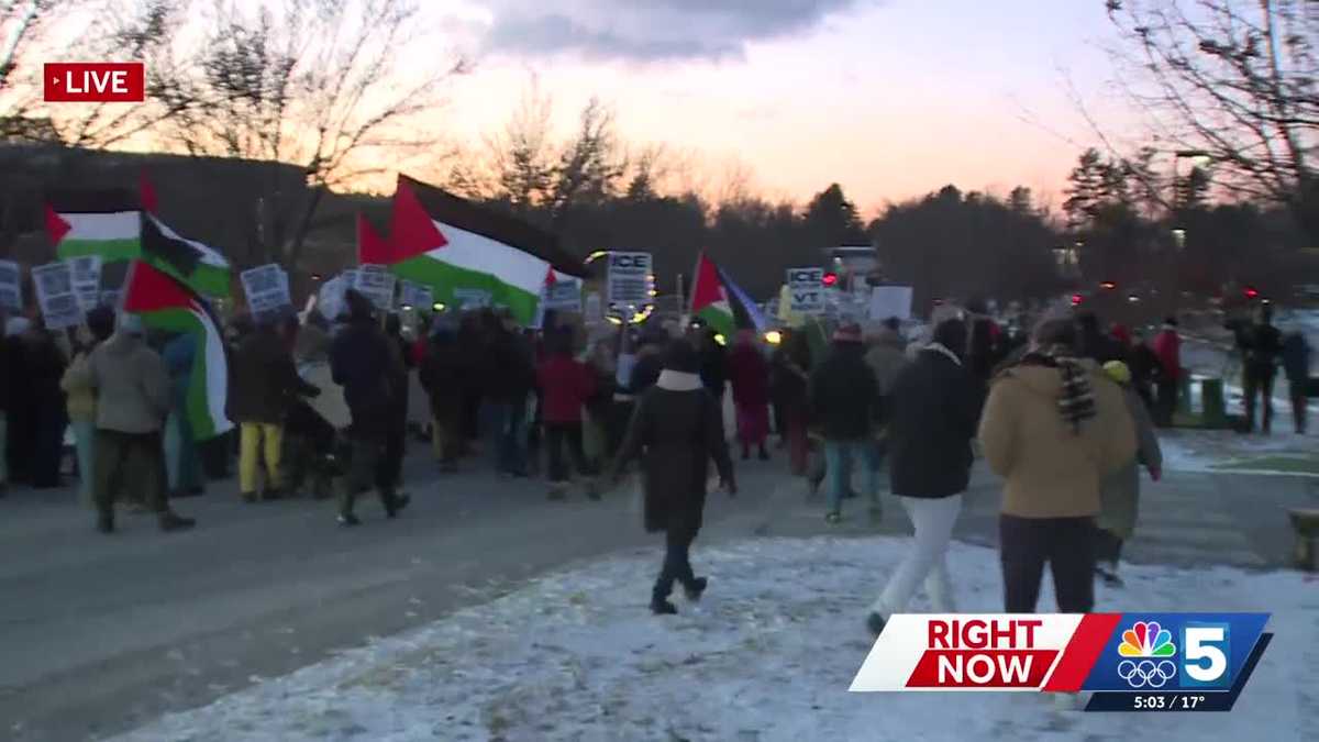 ICE Out protests happening across Vermont, including Burlington and Williston