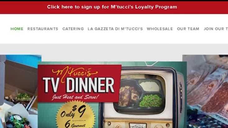 Regional Italian spot provides ‘TV Dinners’ to their menu all through pandemic