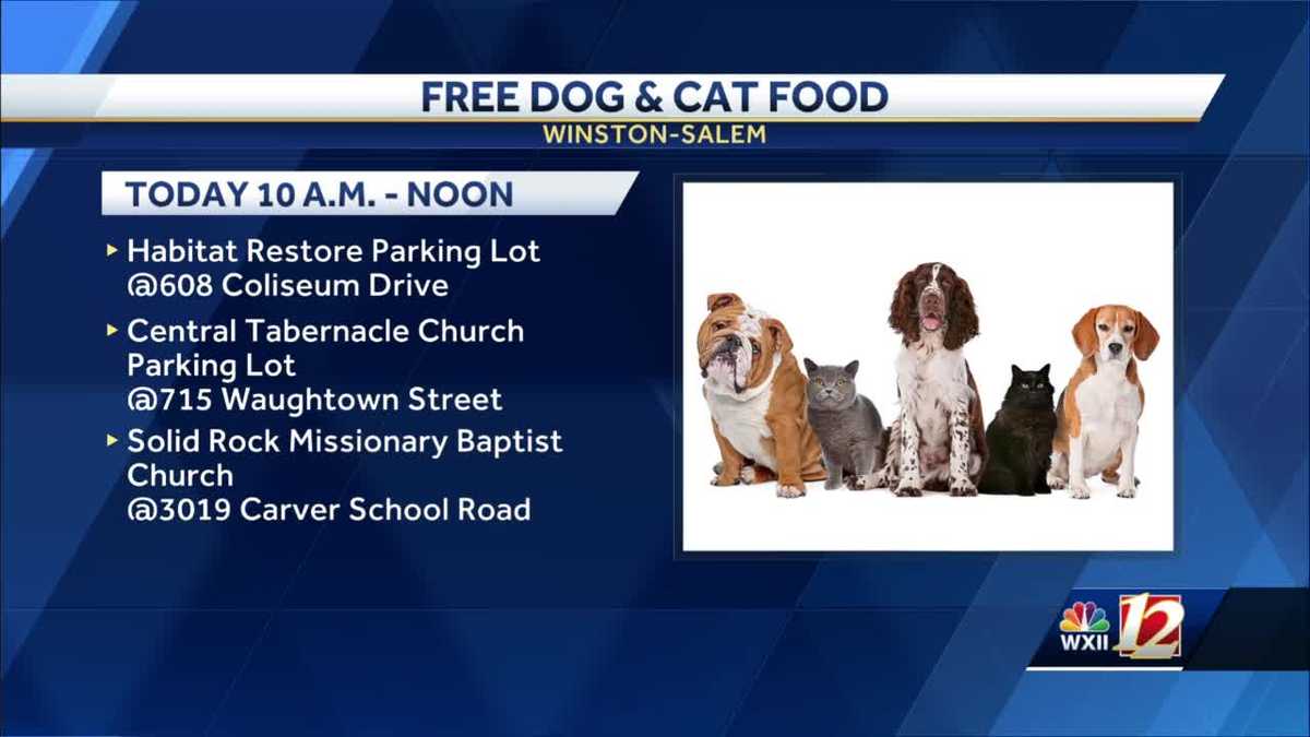 WinstonSalem pet food giveaway for families inneed