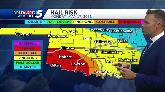 OKLAHOMA SEVERE STORM TIMELINE: Severe storms possible Monday, bring risk of large hail, tornadoes to Oklahoma - Vimarsana News