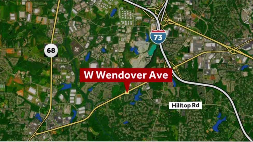 High Point Crash closes West Wendover Avenue