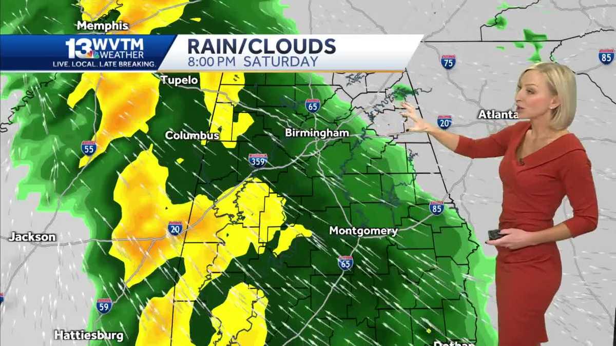 Dry and warm for Thanksgiving Day, rain moves in later tonight - WVTM