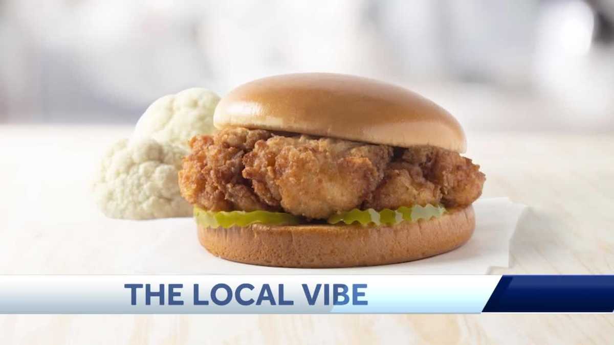 North Carolina ChickfilA's cauliflower sandwich in Greensboro