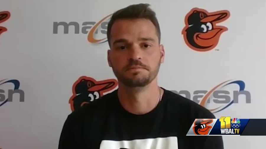 Orioles' Trey Mancini cherishes first team workout after cancer fight