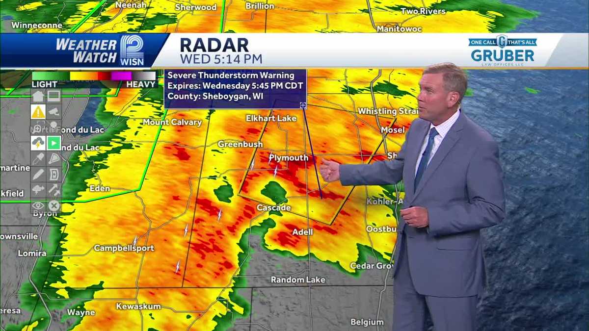 LIVE SE Wisconsin storms: Tracking tornado, weather alerts