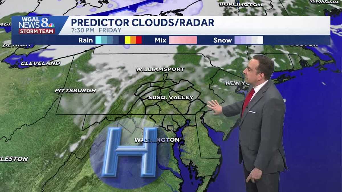 Calm & Dry Thursday Through Saturday; Watching Wintry Mix Chances for ...