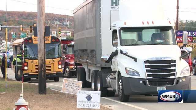 Students injured in NH school bus crash involving tractor-trailer - Vimarsana News