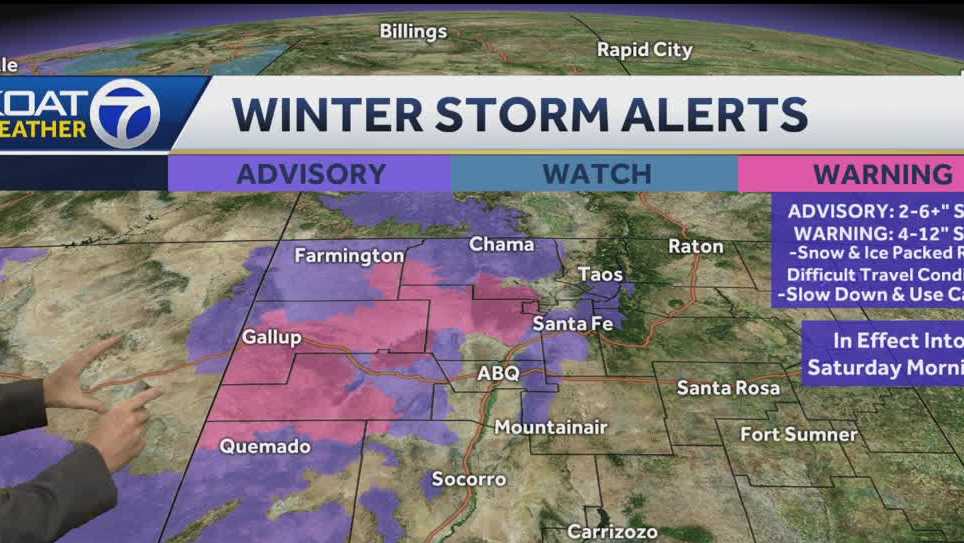 Snow will continue to impact New Mexico Friday