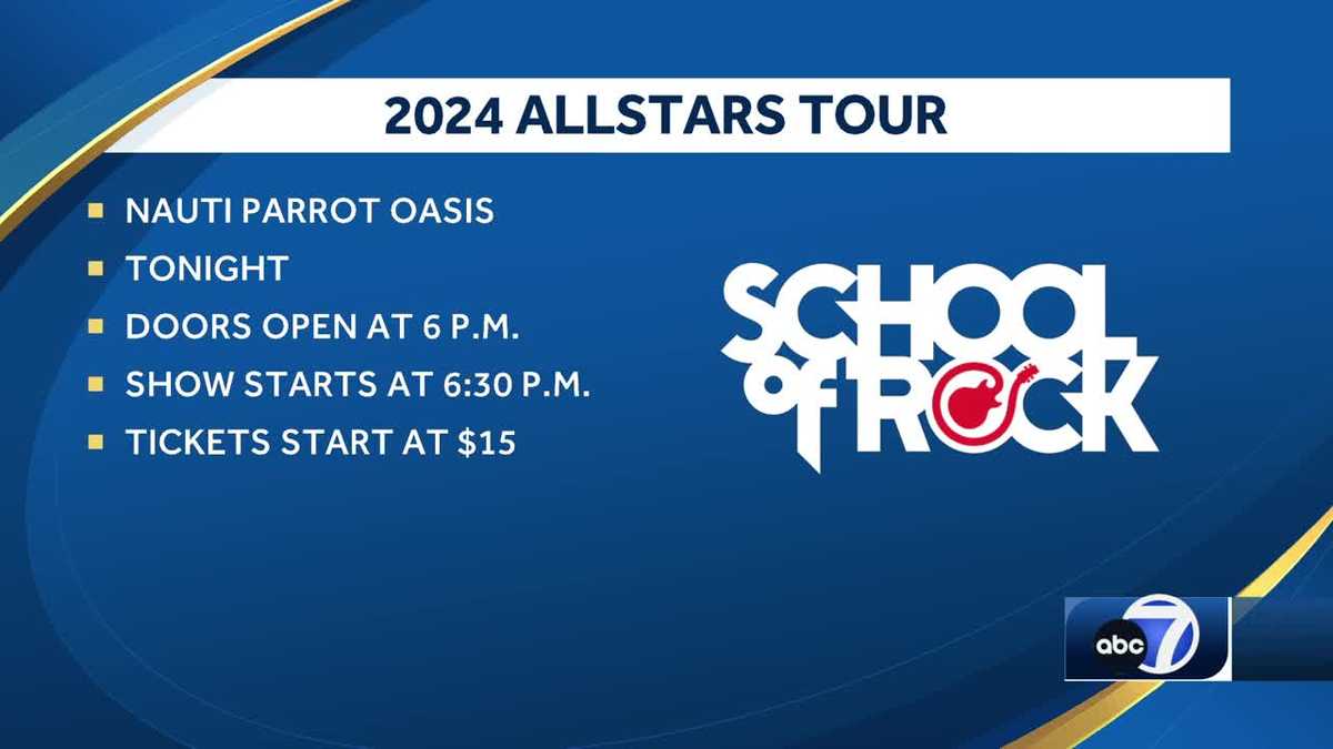 school of rock all star tour