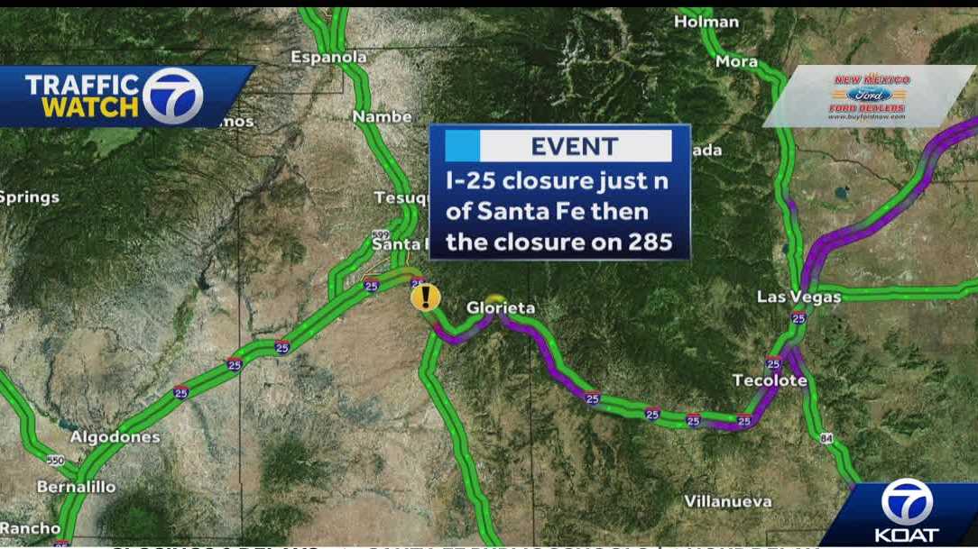 Winter storm causes severe driving conditions across New Mexico