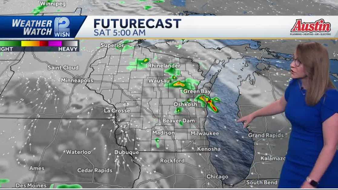 Severe thunderstorm warning issued Saturday for parts of southeast ...