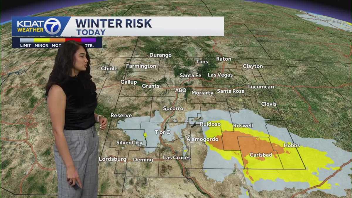Storm brings snow, ice to southeast New Mexico