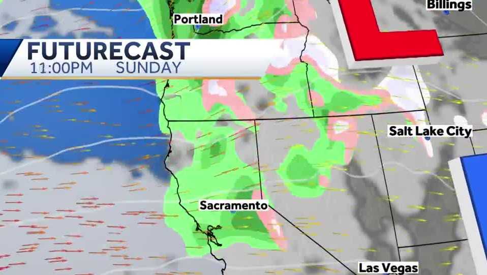 Weak atmospheric river to bring rain, snow to Northern California