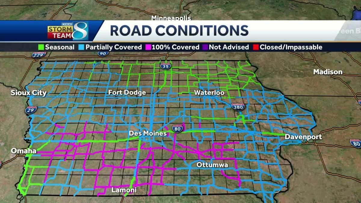 travel map road conditions