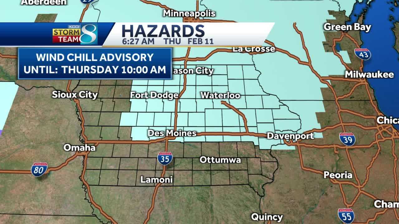 Weather Alert: Wind Chill Advisory In Effect