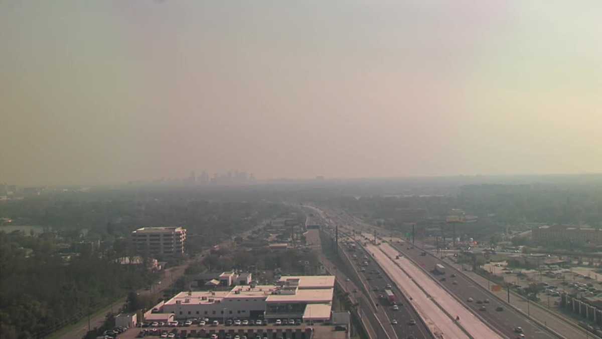 Central Florida smoky conditions due to prescribed burns
