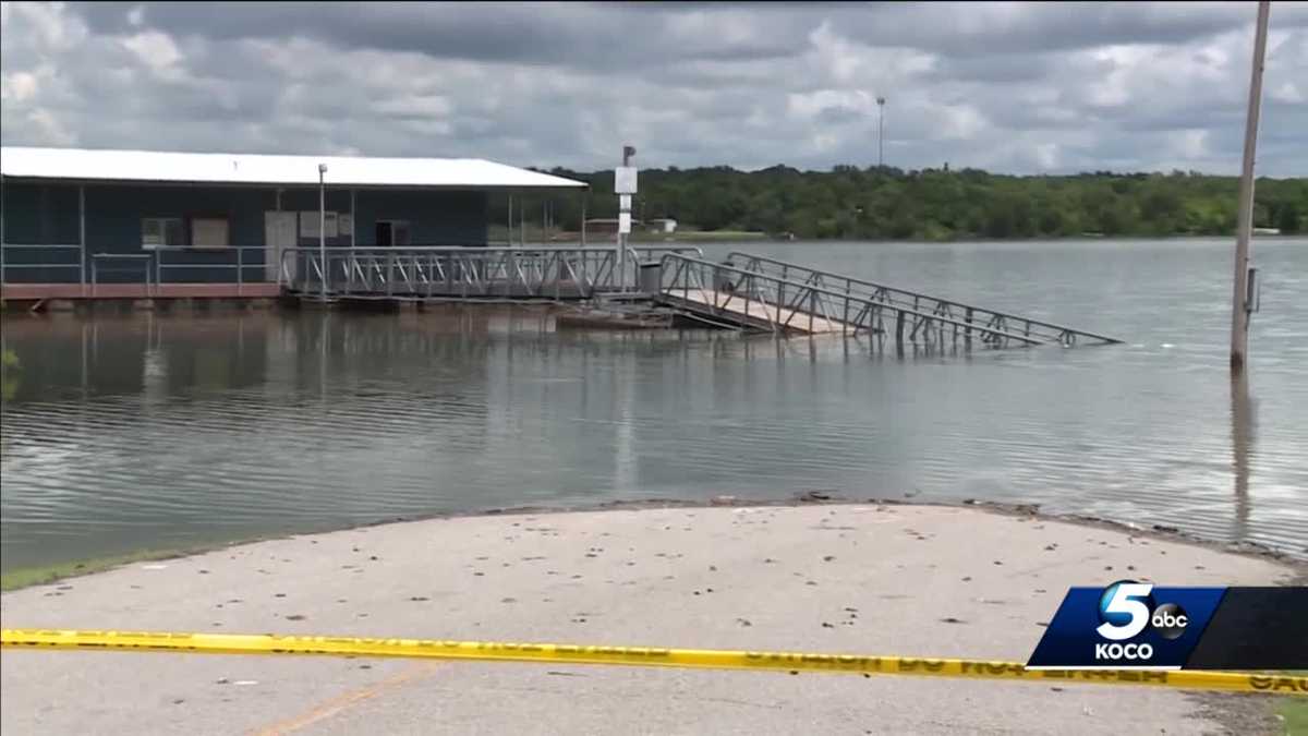 All docks, boat ramps closed at Arcadia Lake due to flooding