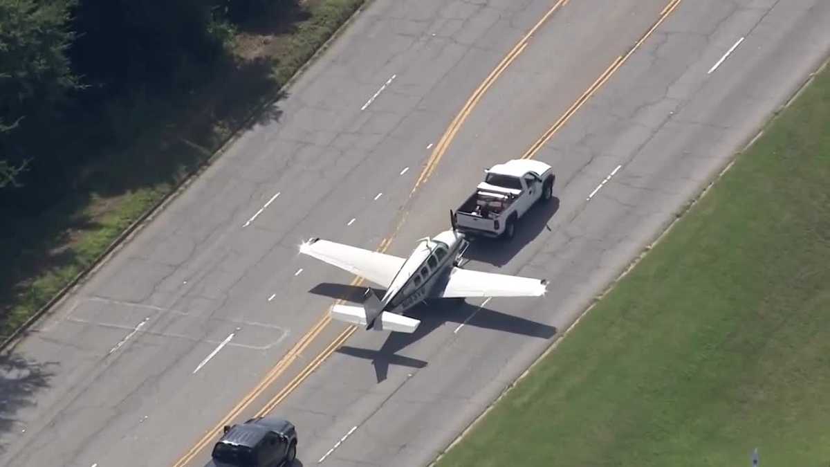 Plane lands on highway in Union, dispatchers say