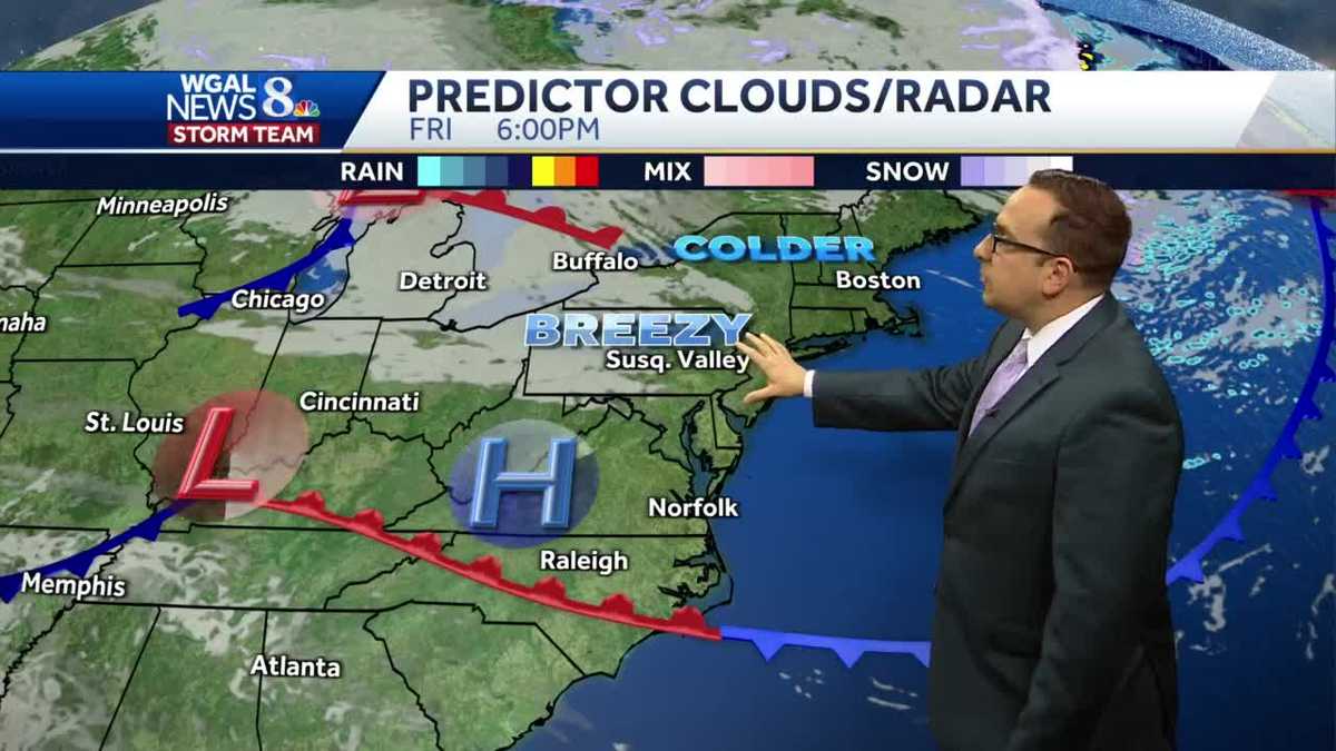 Seasonably Cooler, Breezy Friday; Dry For Most Of Weekend Ahead