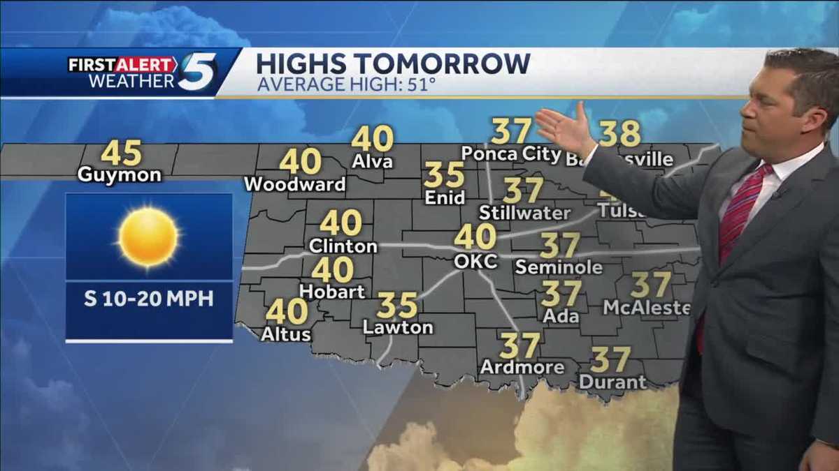 Oklahoma still sees frigid temperatures as snow ends
