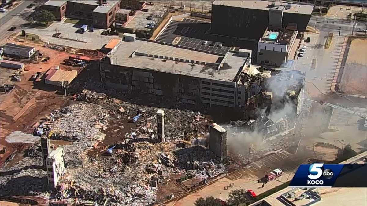 Oklahoma City apartments demolished after Tuesday's huge fire - KOCO
