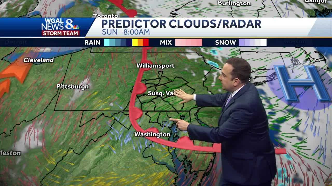 Warmer, More Sunshine Sunday, Stray T'Showers Possible