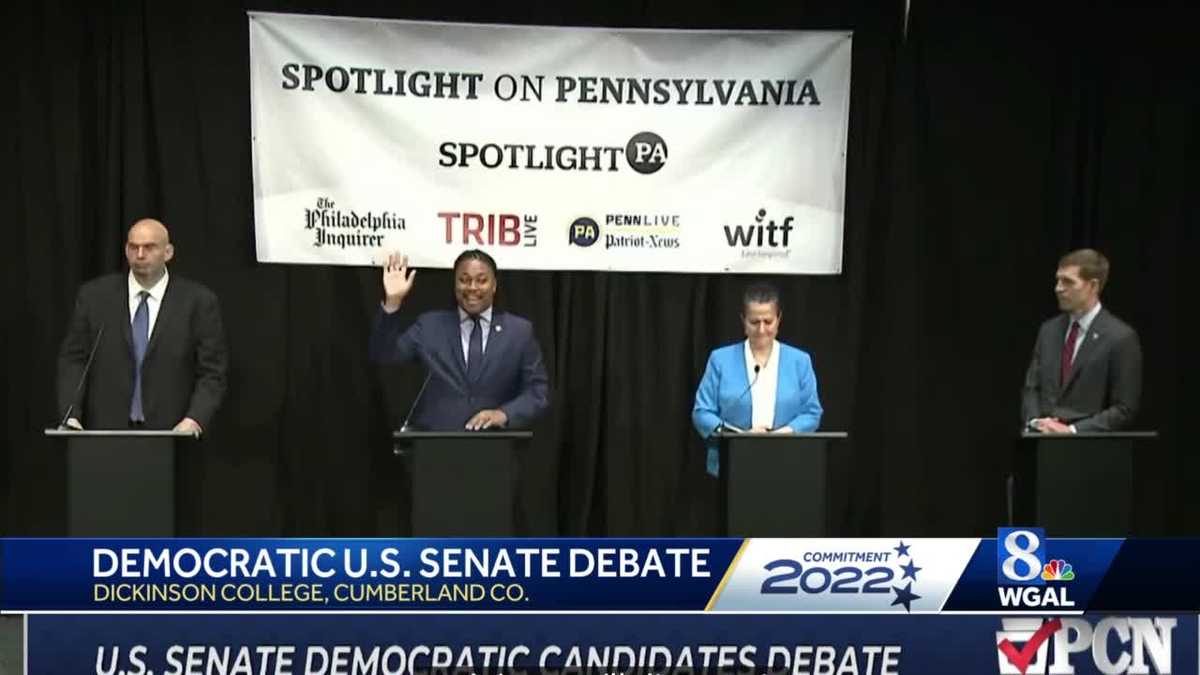 Democrats running for U.S. Senate debate in Cumberland County