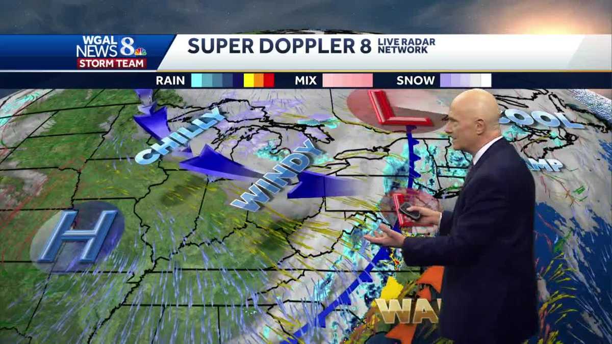 Rain Moves Out. Cold Moves In