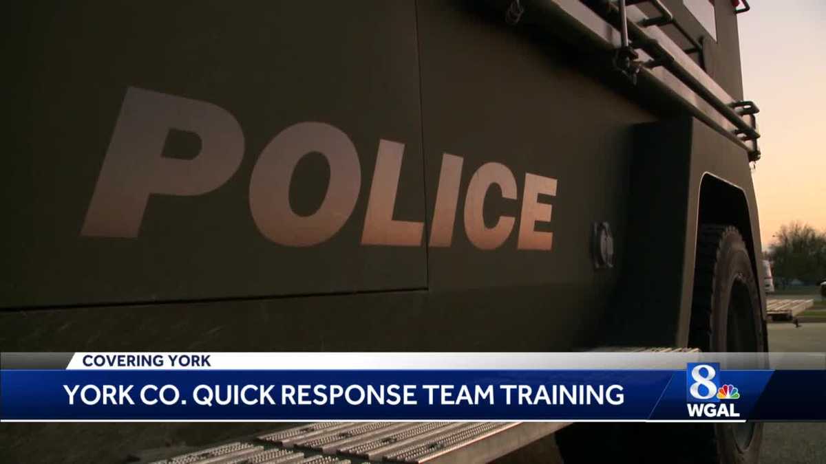 Police hold teaching training in York Township, Pennsylvania