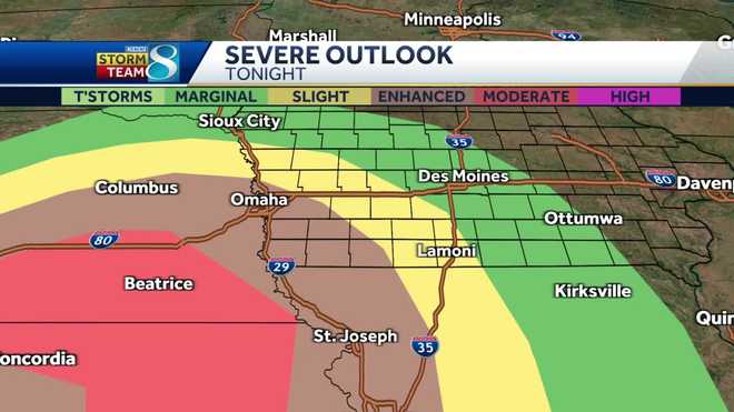 Forecast: Latest timing for storms moving into Iowa