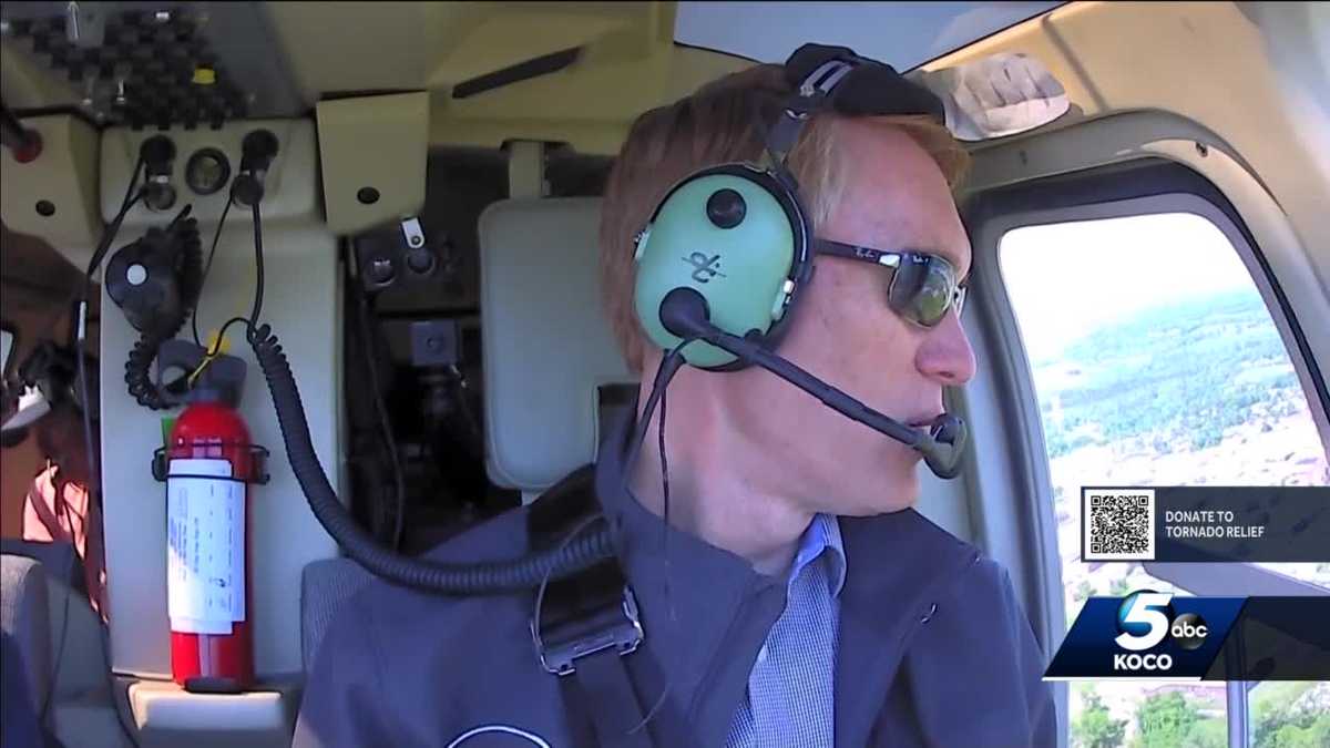 Lankford tours Seminole-area tornado damage with Sky 5 – KOCO