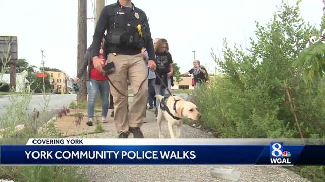 York police participate in weekly community walk - Vimarsana News