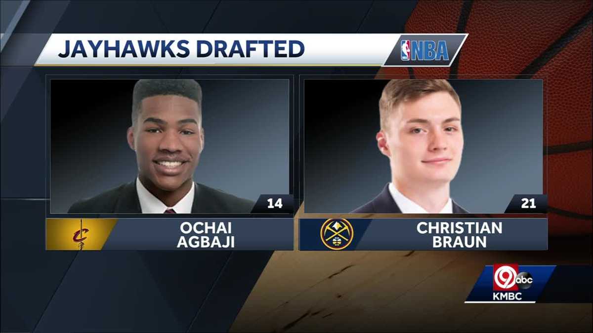NBA Draft Images: Christian Braun and Ochai Agbaji - JayhawkSlant