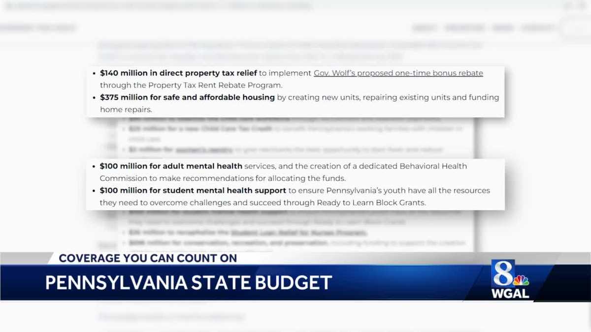 Pennsylvania governor signs state budget