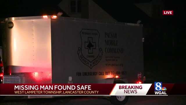 Search investigation concludes in Lancaster County after man is found - Vimarsana News