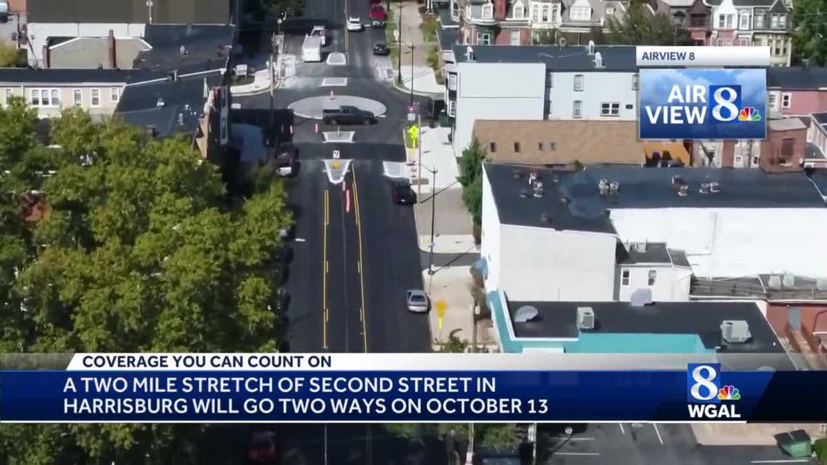 Harrisburg's Second Street to change to two ways next week