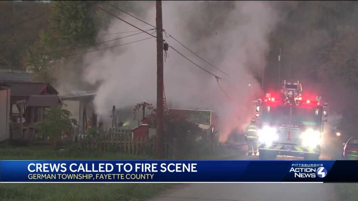 Crews battle Fayette County fire