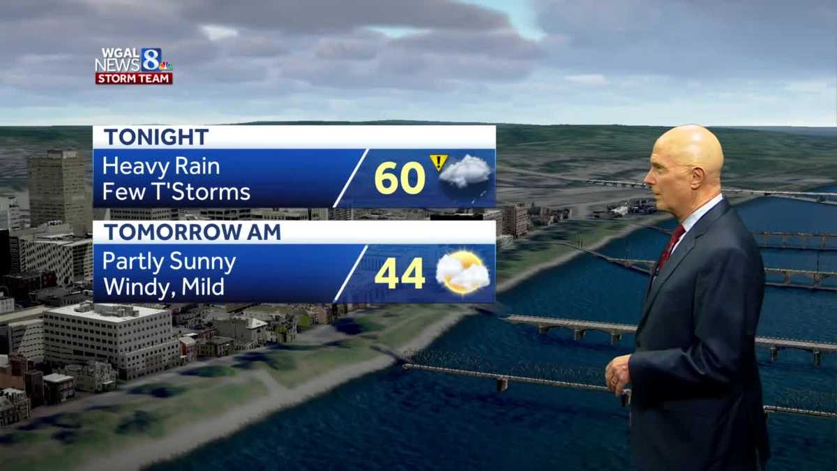 Rain Moves Out. Cold Moves In.
