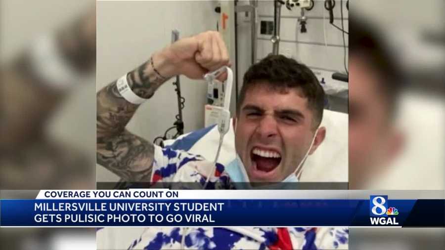 u.s. soccer star christian pulisic photo from hospital