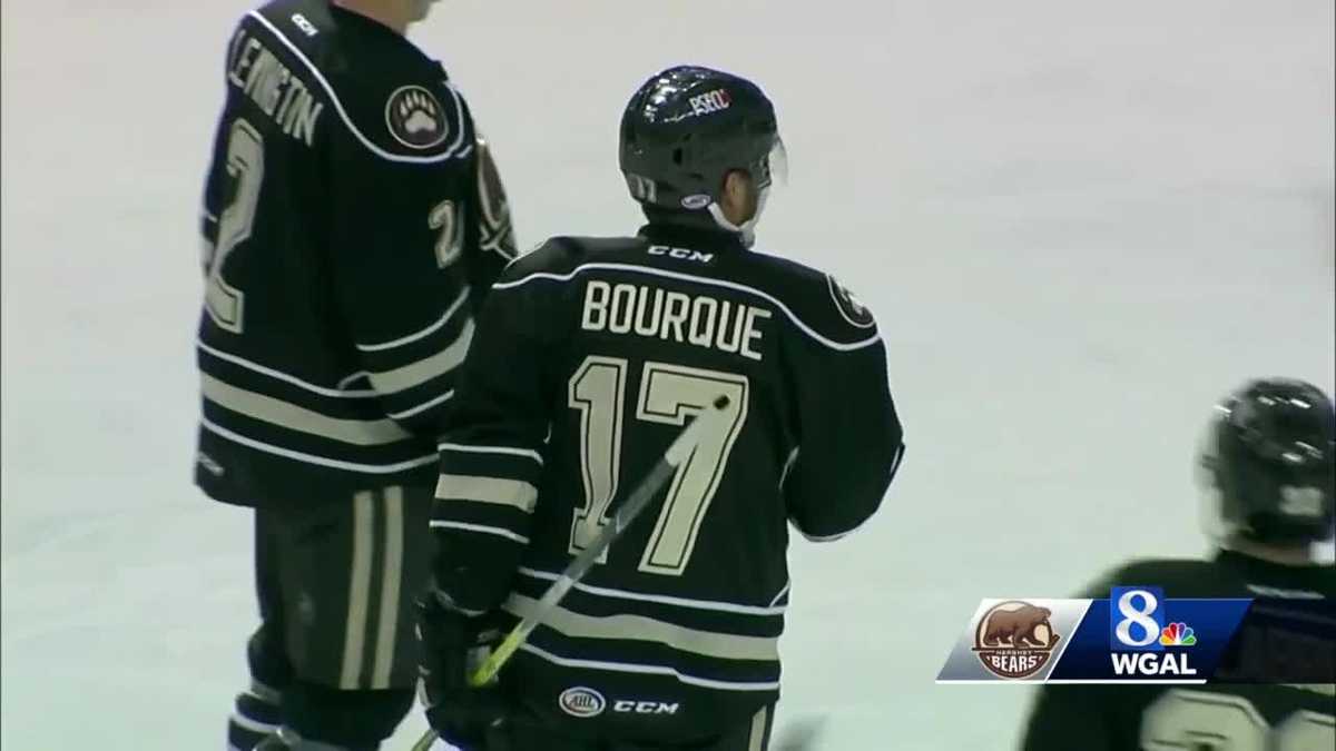 Chris Bourque's jersey retirement with Hershey Bears included