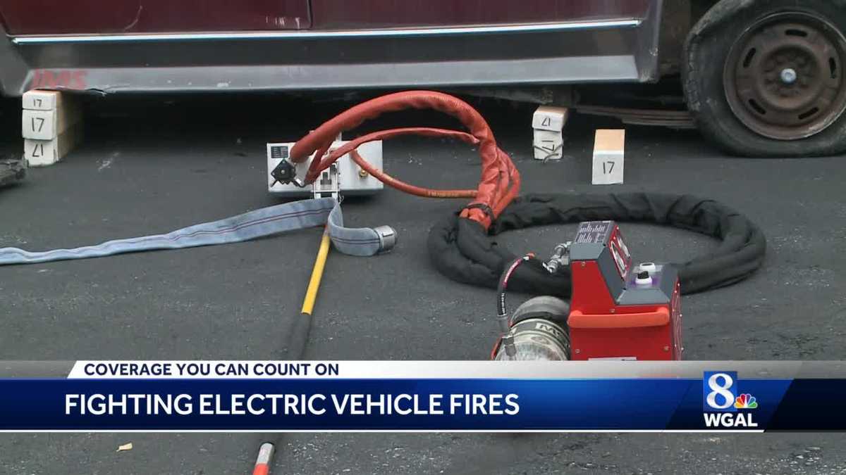 Lebanon Fire Company using new technology to fight electric vehicle fires