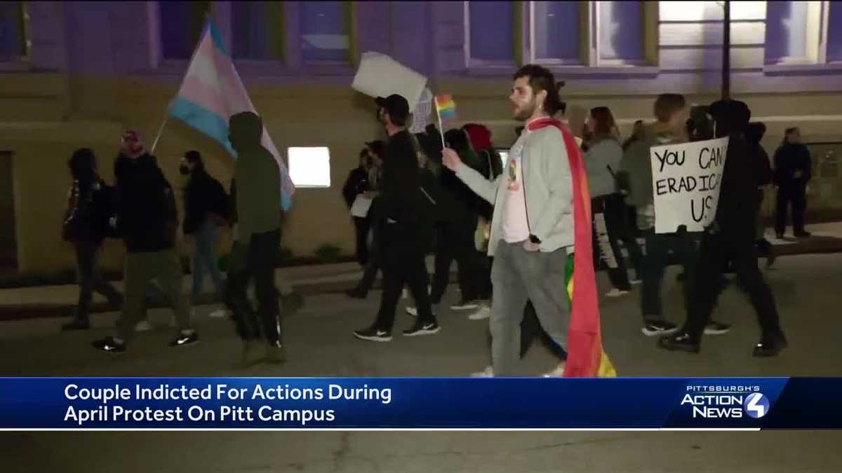 Pitt Protest Couple indicted over actions during April protest on Pitt's campus