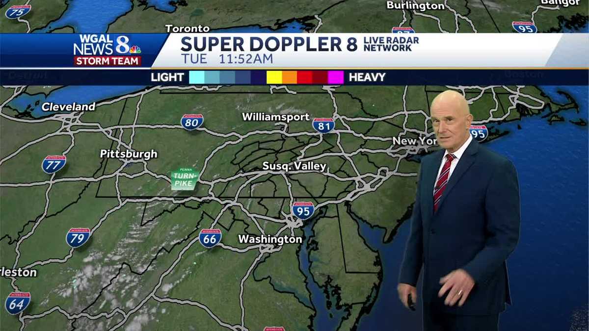 Warm Midweek. Showers Lead To A Cool Down