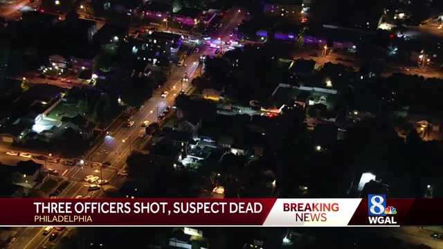 Three officers shot in Philadelphia - Vimarsana News