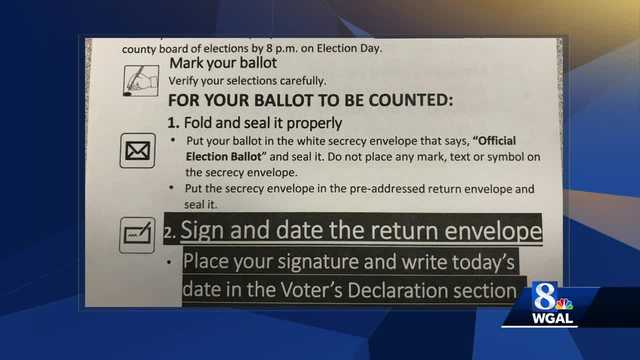 Viewers in Lancaster County confused about mail-in ballots - Vimarsana News