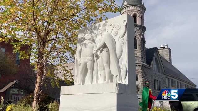 Rutland's new sculpture honors Batman and Halloween parade organizer Tom Fagan - Vimarsana News