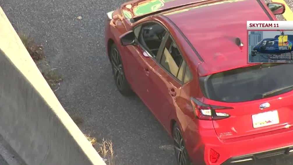 Man arrested after driver shot on I-695 in road rage incident