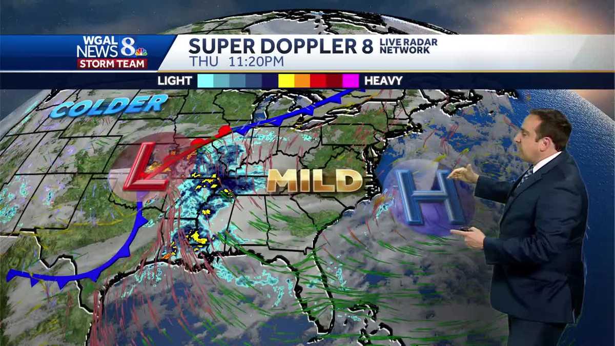 Mostly Clear Overnight; More Clouds, Few Showers Possible Friday