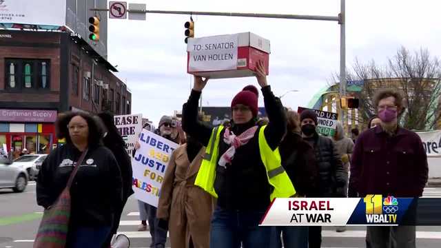 Protesters call for Israel-Hamas ceasefire in Baltimore - Vimarsana News